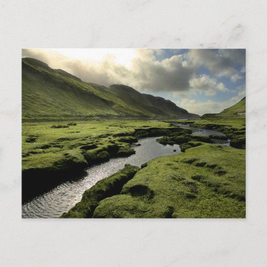 スコットランド高地の春 ポストカード (正面)