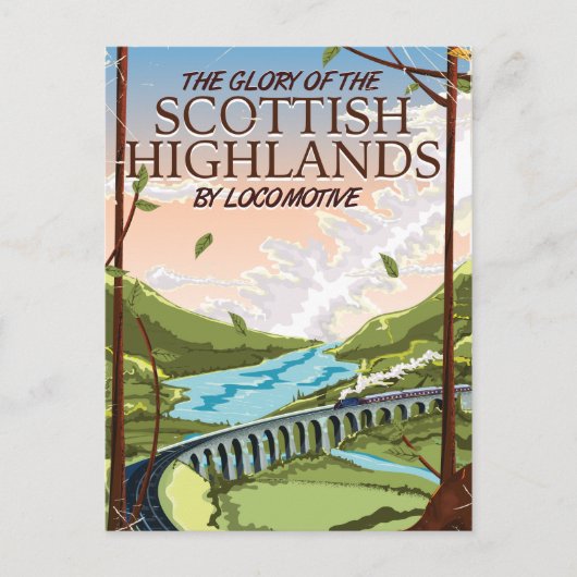 スコットランド高地の栄光 ポストカード (正面)