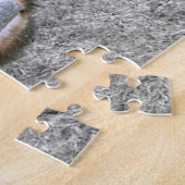 スコットランド高地の牛の農家かわいい動物 ジグソーパズル (側面)