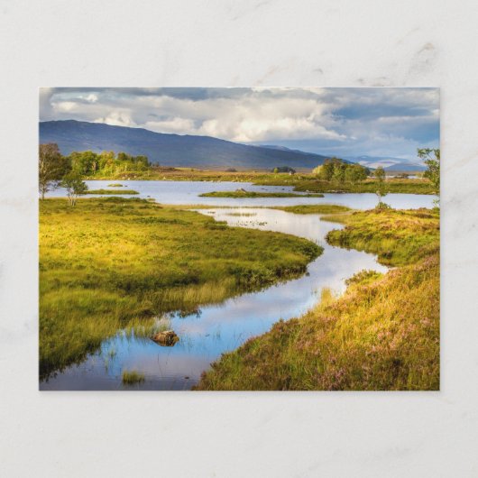 スコットランド高地の風景のポストカード ポストカード (正面)