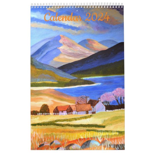 スコットランド高地カレンダー2024 カレンダー (カバー)