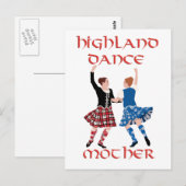 スコットランド高地ダンスの母 ポストカード (正面/裏面)