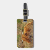 スコットランド高地牛 ラゲッジタグ (正面縦)