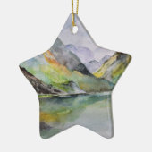 スコットランド高地 セラミックオーナメント (左)