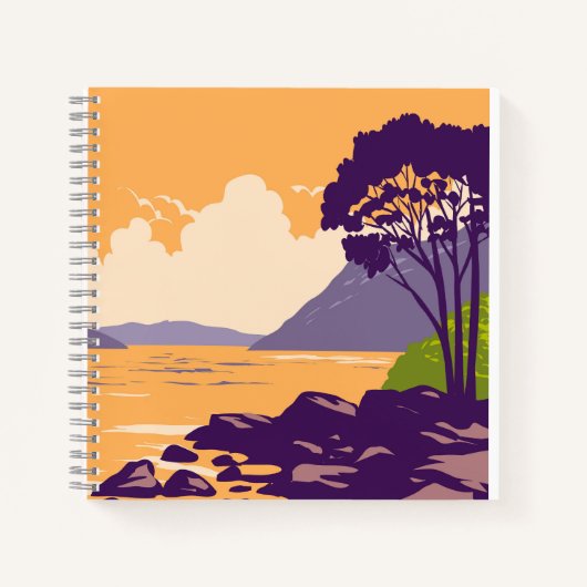 スコットランド高地 ノートブック (正面)