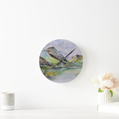 スコットランド高地 ラウンド壁時計 (ホーム)