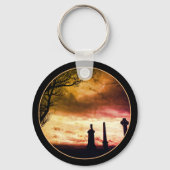 スコットランド魔法スカイス&ケルト高原/スコットランド キーホルダー (正面)