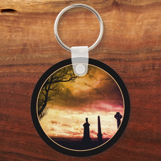 スコットランド魔法スカイス&ケルト高原/スコットランド キーホルダー (正面)