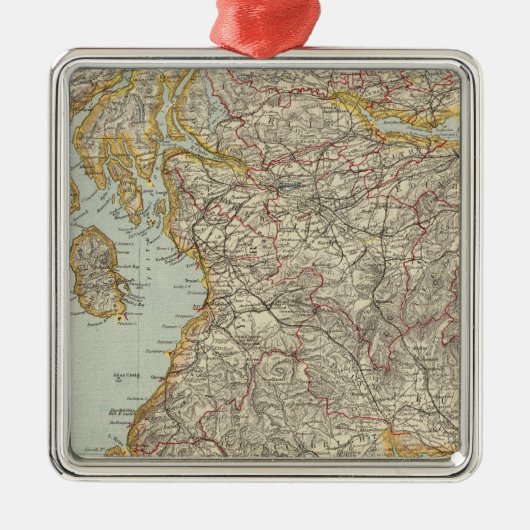 スコットランド12 メタルオーナメント (正面)