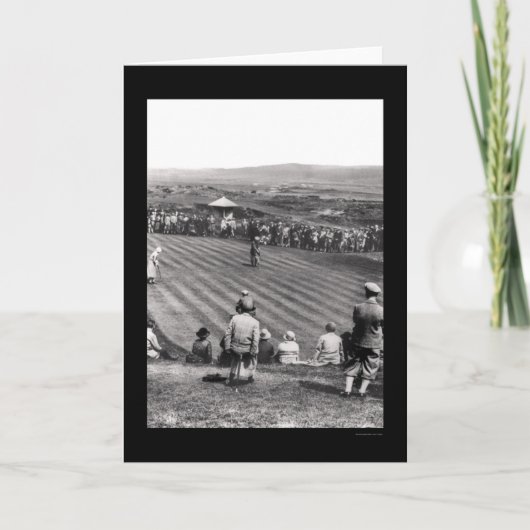 スコットランド1926年のゴルフ カード (正面)