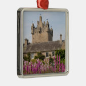 スコットランド2の美しい庭と有名な城 メタルオーナメント (右)