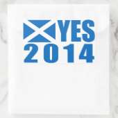スコットランド2014YESステッカー 長方形シール (バッグ)