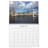 スコットランド2025 カレンダー (1月 2027)