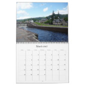 スコットランド2026 カレンダー (3月 2027)