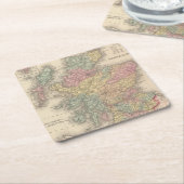 スコットランド6 スクエアペーパーコースター (アングル)