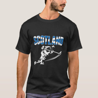 スコットランド アイスホッケー ジャージ スコットランド ホッケー チーム ファ Tシャツ