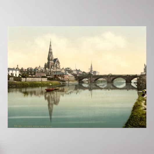 スコットランド，アイルシャー，アーバイン ポスター (正面)