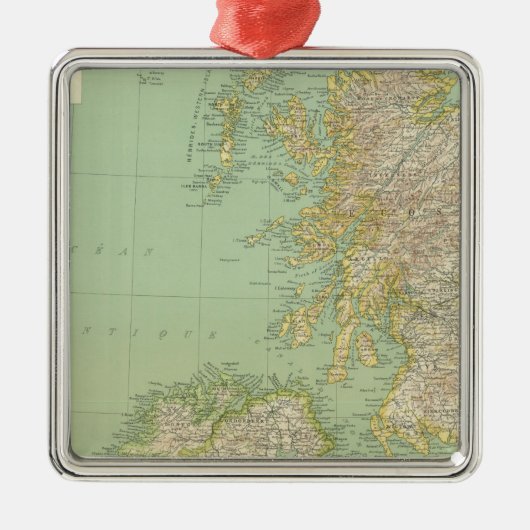 スコットランド、アイルランド メタルオーナメント (正面)