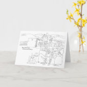 スコットランド・アイレアン・ドナン城 カード (黄色い花)