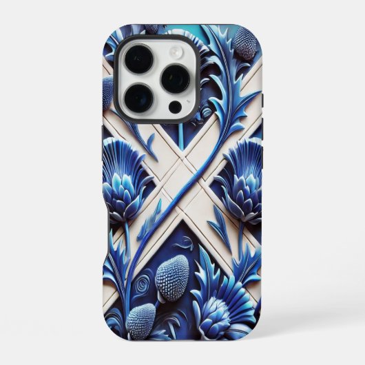 スコットランド・アザミのApple iPhone 16 Pro Case-Mate iPhoneケース (裏面)
