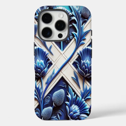 スコットランド・アザミのApple iPhone 16 Pro Case-Mate iPhoneケース (裏面)
