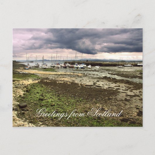 スコットランド、アバドールからの挨拶 ポストカード (正面)