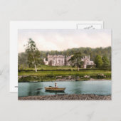 スコットランド、アボット・フォードのツイードから ポストカード (正面/裏面)