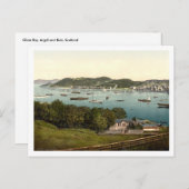 スコットランド、アルギルとブートのオバンドベイ ポストカード (正面/裏面)
