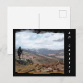 スコットランド、アンカイステルのハイランダー ポストカード (正面/裏面)