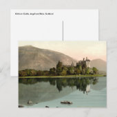 スコットランド、アーギルとビュートのキルチュン城 ポストカード (正面/裏面)