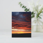 スコットランド,イスレー島の夕日 ポストカード (スタンド正面)