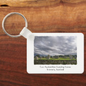 スコットランド，イーストアクホラトイズ立ち石 キーホルダー (裏面)