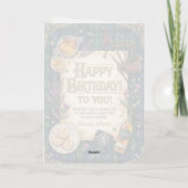 スコットランド・ウィスキー 誕生日 カード (裏面)