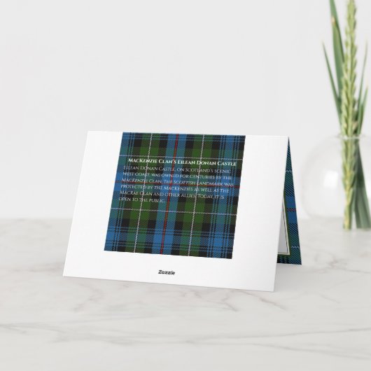 スコットランド エイリーン・ドーナン城 - マッケンジー氏族カード カード (裏面)