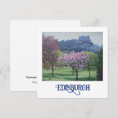 スコットランド・エジンバラ城の美術 シーズンカード (正面/裏面)