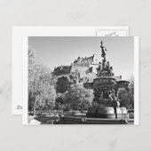 スコットランド,エジンバラ城 ポストカード (正面/裏面)