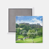 スコットランド，エジンバラ城 マグネット (正面/裏面)