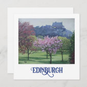 スコットランド・エジンバル城の美術 シーズンカード (正面/裏面)