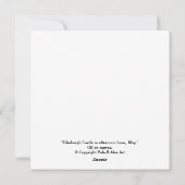 スコットランド・エジンバル城の美術 シーズンカード (裏面)