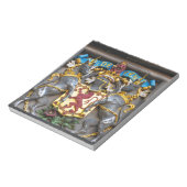 スコットランド、エディンバラの紋章 ノートパッド (回転)