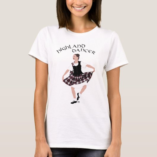 スコットランド カントリー ダンサー Tシャツ (正面)