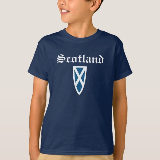 スコットランド キッズTシャツ Tシャツ (正面)
