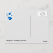 スコットランド、グラスゴー大聖堂 ポストカード (裏面)