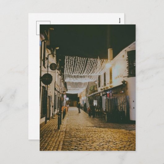 スコットランド,グラスゴー,アシュトンレーン シーズンポストカード (正面/裏面)