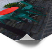 スコットランド、グラスゴー、アシュトンレーン。 ポスター (角)