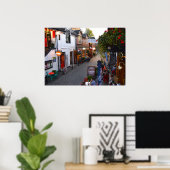 スコットランド、グラスゴー、アシュトンレーン。 ポスター (ホームオフィス)