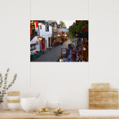 スコットランド、グラスゴー、アシュトンレーン。 ポスター (キッチン)