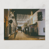 スコットランド，グラスゴー，アシュトンレーン ポストカード (裏面)