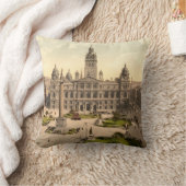 スコットランド，グラスゴー，ジョージ・スクエア クッション (ブランケット)