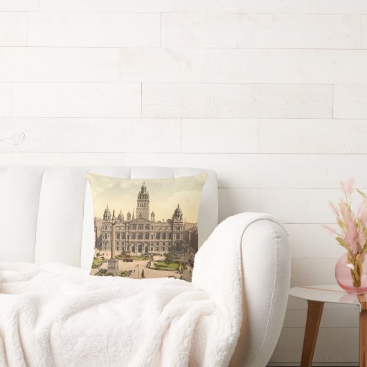 スコットランド，グラスゴー，ジョージ・スクエア クッション (ソファ)